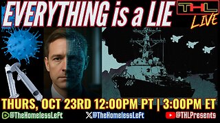 Rand Paul Takes On Trump, No Kings Misdirect w JEREMY KUZMAROV, AI DoorDash Con, MAHA-Rockefeller Ties, Charlie Kirk SHOCKING New Footage, Digital IDs in Texas w JAY SCOTT | THL LIVE Thurs, Oct 23rd 12pm pt