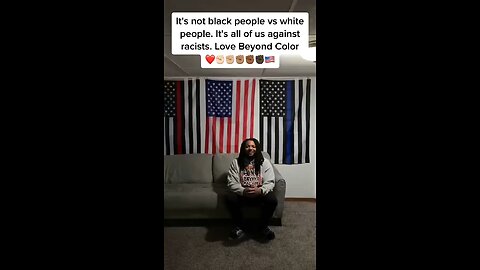 It's not black people vs white people. It's all of us against racists. Love Beyond Color