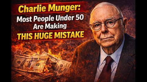 Charlie Munger: Most People Under 50 Are Making This Huge Mistake