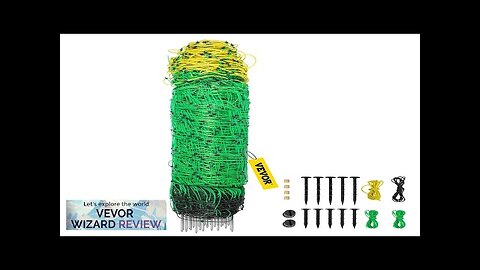 VEVOR Electric Fence Netting 35.4" H x 164' L PE Net Fencing Review