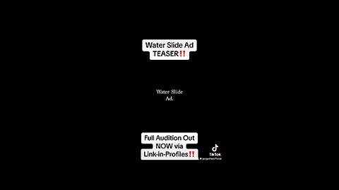 Jango L. Water Slide Audition Teaser (2024)