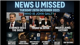 NEWS U MISSED WITH PAUL BROOKER & DREW DEMI TUESDAY 28TH OCTOBER 2025. WHO IS JOHN QALT?