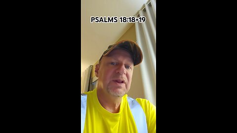 #PSALMS18:18+19 "DOWN, OUT, AND SURROUNDED ! GOD IS ABLE !"