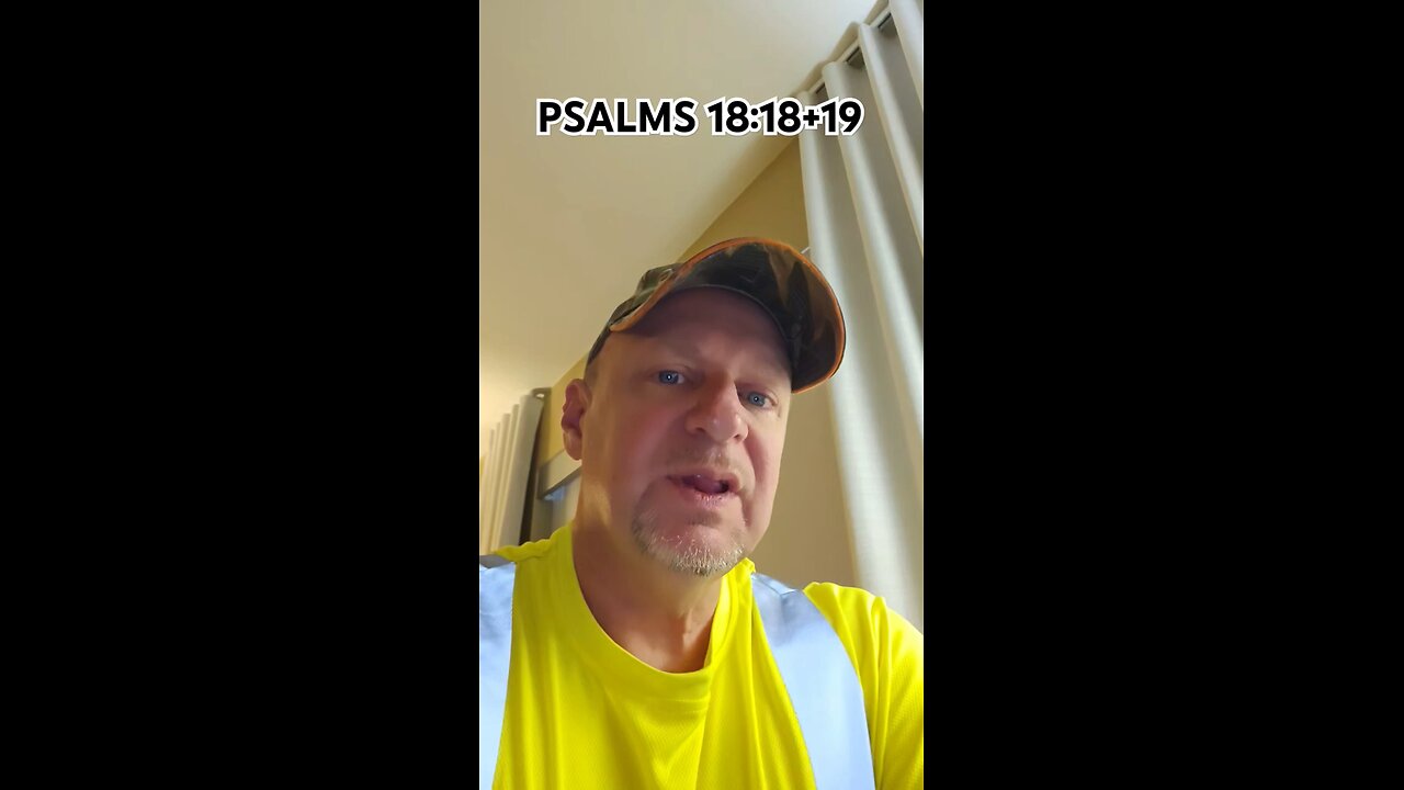#PSALMS18:18+19 "DOWN, OUT, AND SURROUNDED ! GOD IS ABLE !"