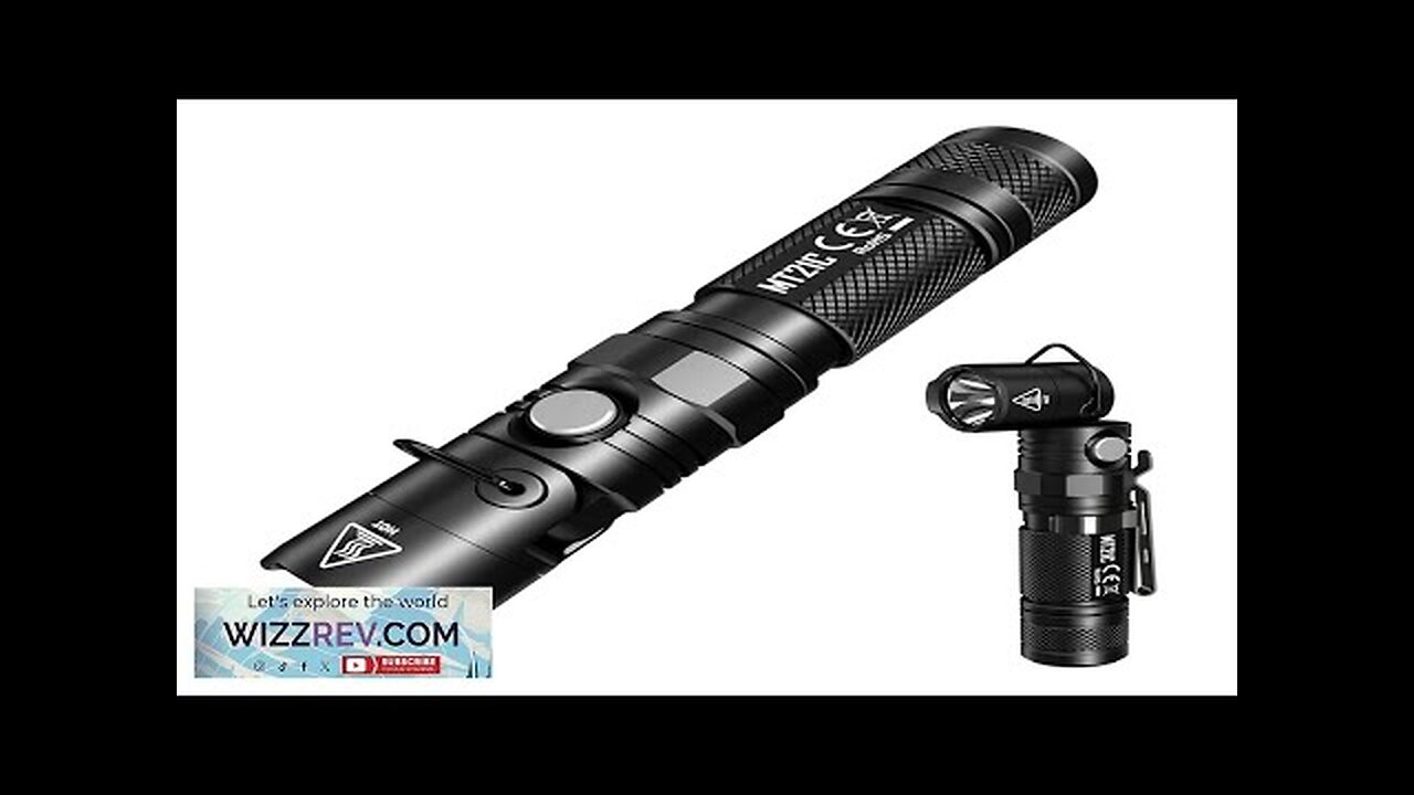 Nitecore MT21C XP-L HD V6 1000LM 8Modes 90° Adjustable Head Brightness LED Review