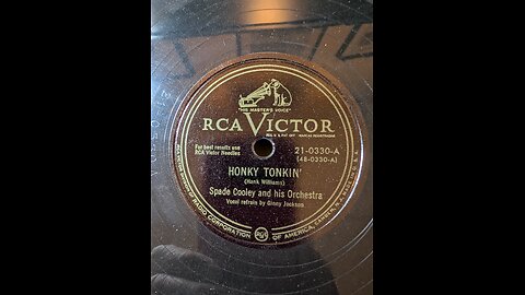 RCA Victor 21-0330A Honky Tonkin'
