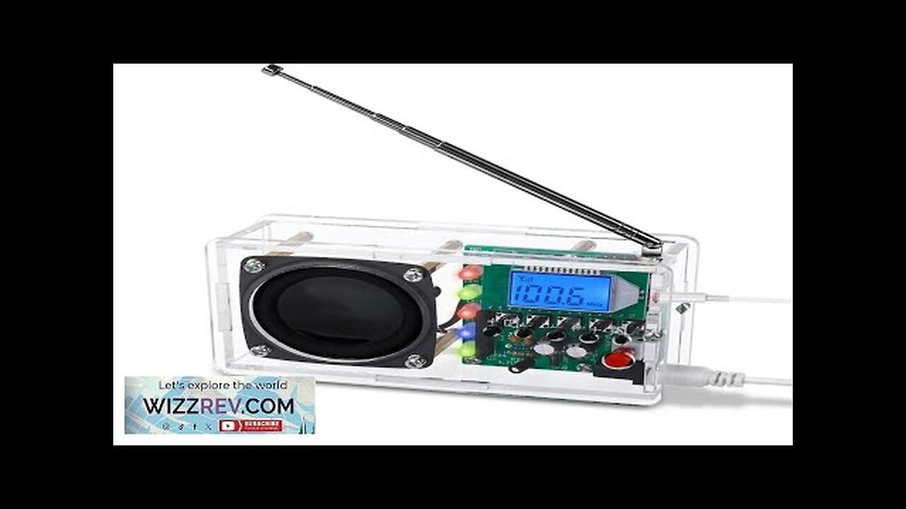 FM Radio Not Assembled DIY Kit Parts Digital Amplifier with Electric Frequency Review