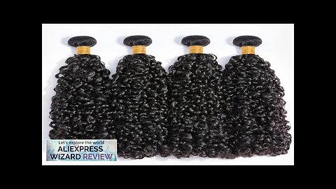 Brazilian 10A Small Spirals Curly Bundles Unprocessed Kinky Curly Human Hair Pixie Review