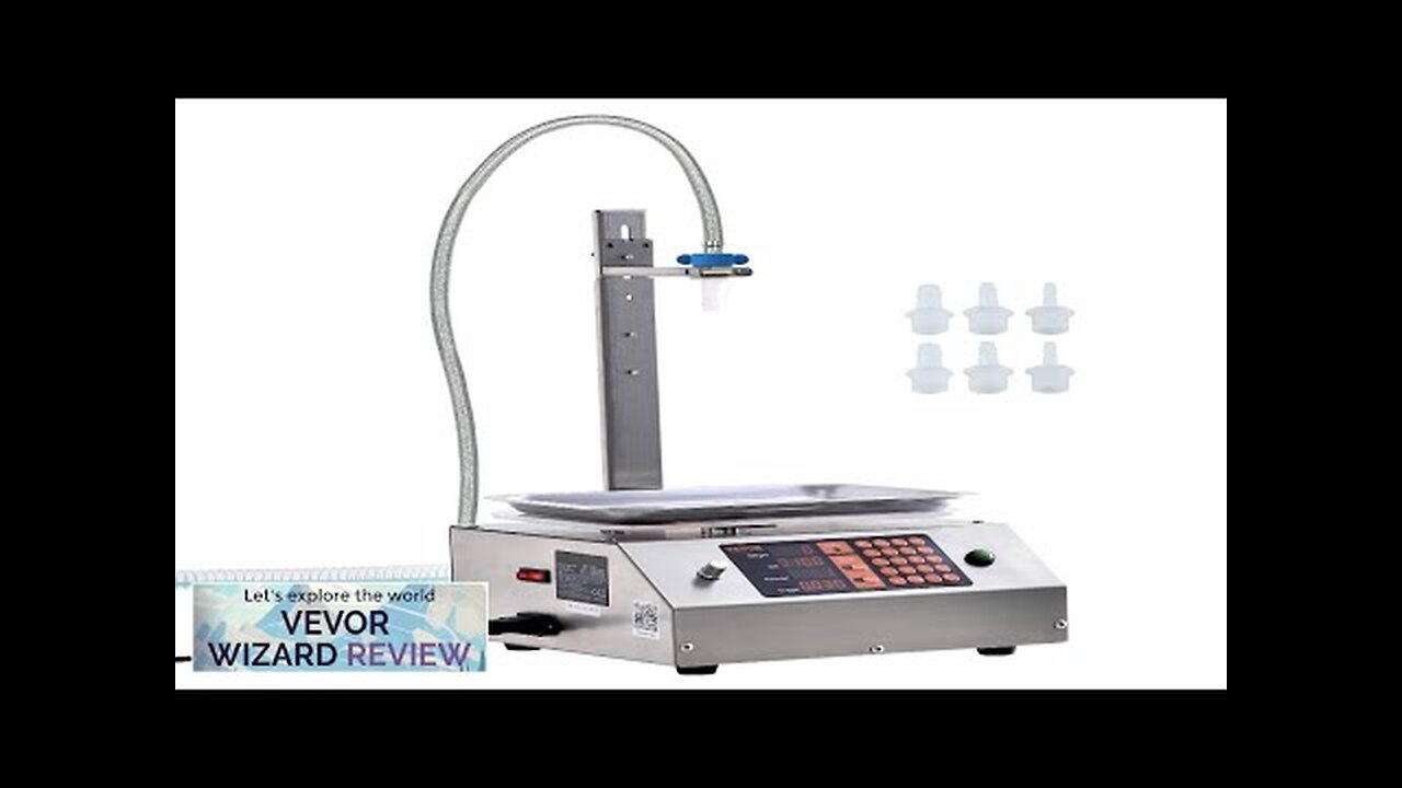 VEVOR Liquid Filling Machine 30-15000 g Weighing Capacity Automatic Bottle Filler Machine Review