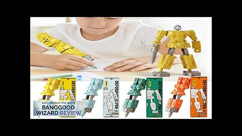 2 In 1 Robot Toy Deformable Pen Robot Deformation Action Figure Model Review