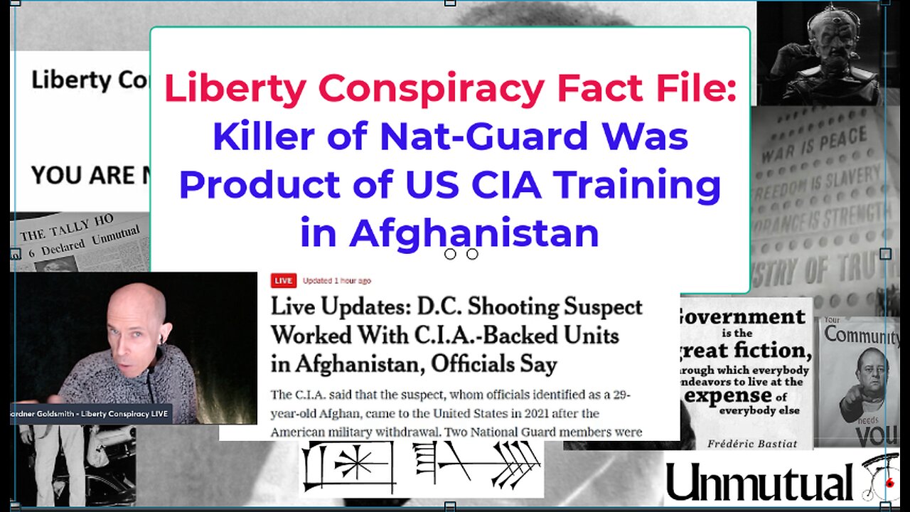 Liberty Fact File: Killer of Nat Guard Member Was TRAINED BY CIA In Afghanistan