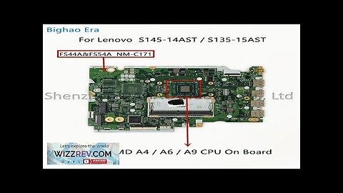 NM-C171 For Lenovo S145-14AST S145-15AST Laptop Motherboard With AMD A4-9125 A6-9225 A9-9425 Review