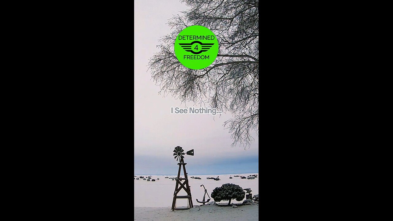 I See Nothing...