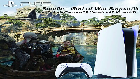 Sony PS5, PlayStation 5 Console Digital Edition God of War Ragnarök Bundle, Games Download