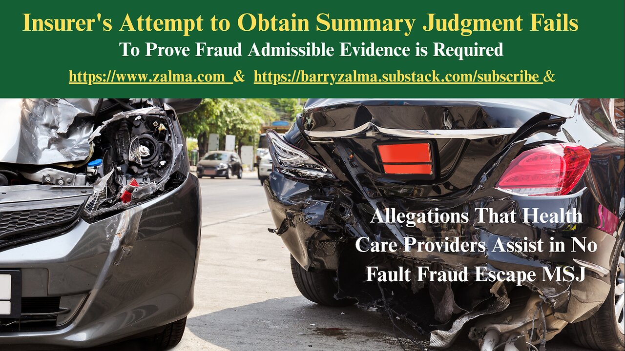 Insurer's Attempt to Obtain Summary Judgment Fails