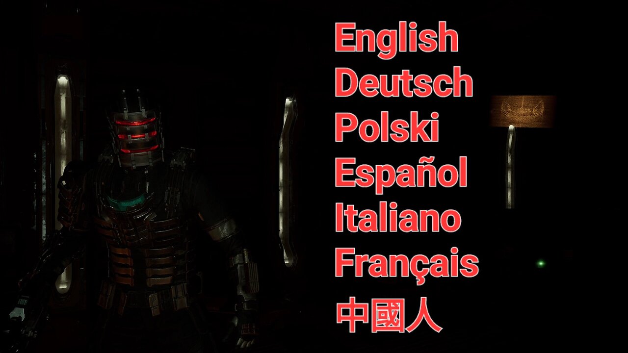 Dead Space Remake - Marker In Different Languages