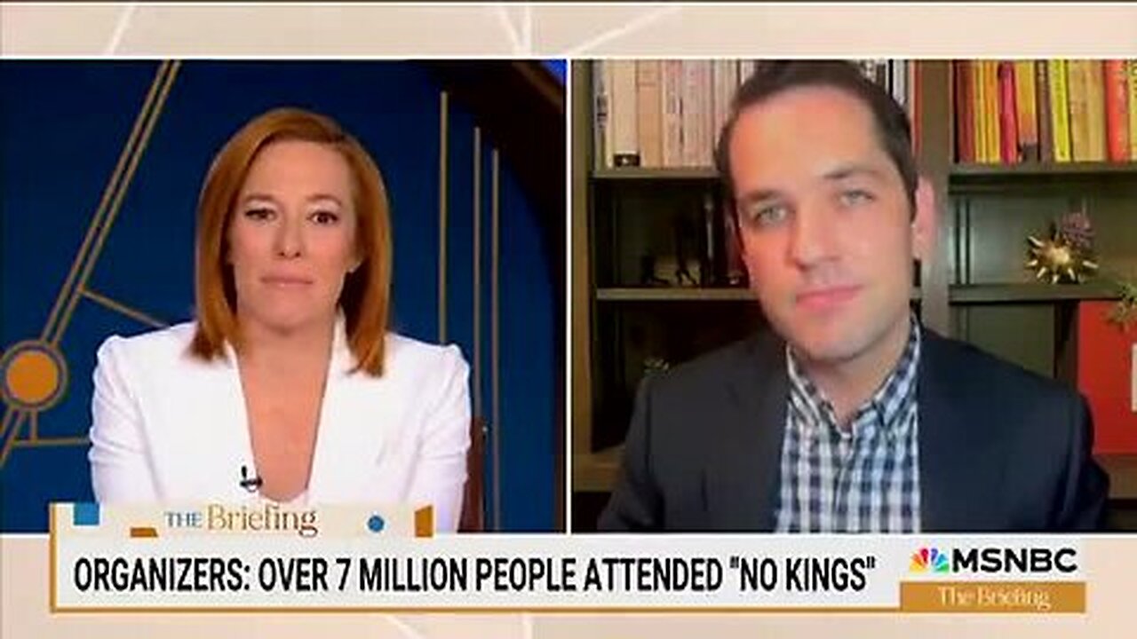 Ezra Levin, part of the "No Kings" protests says he will start working with groups like ANTIFA