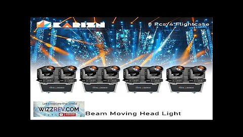 0 Tax 8Pcs 295W Moving Head Beam Stage Light Effect Professional DJ Review