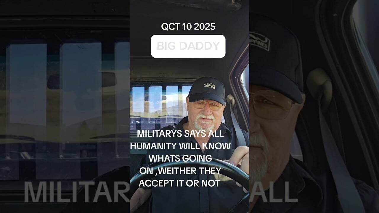 Militaries Say All Humanity Will Know What's Going On, Whether They Accept It Or Not