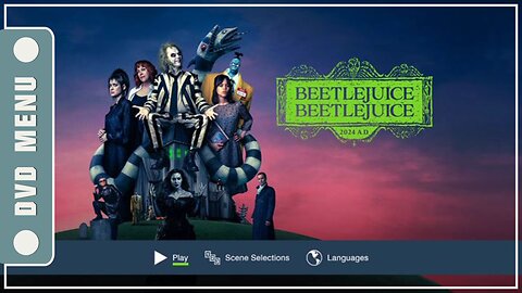 Beetlejuice Beetlejuice - DVD Menu