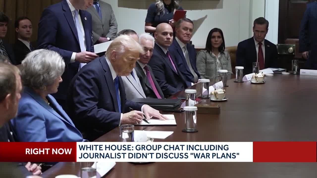 White House: group chat including journalist didn't discuss war plans
