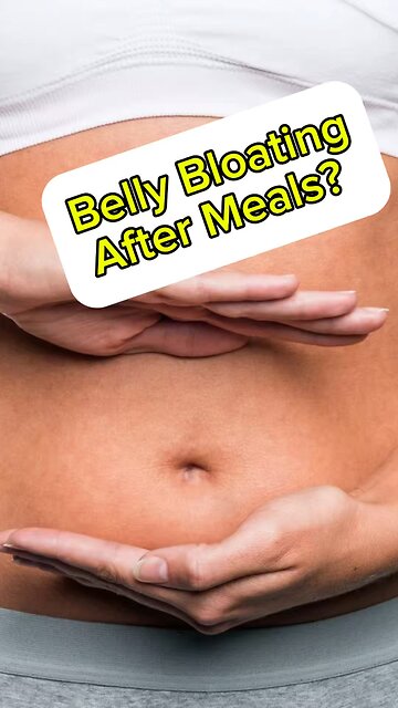 Belly bloating after meals?