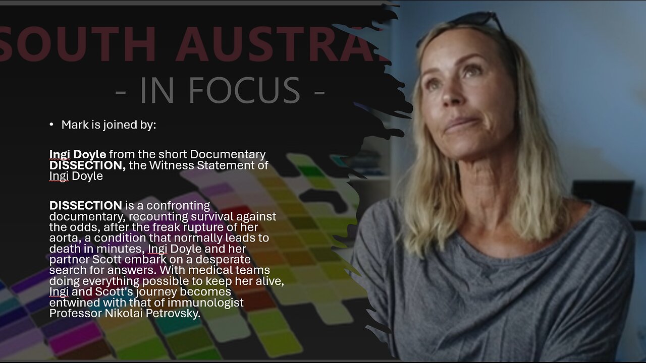 Mark is joined by: Ingi Doyle and producer Debra Leight from the documentary DISSECTION