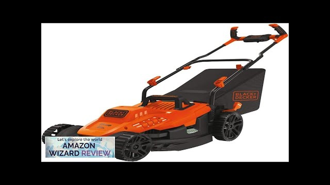 BLACK+DECKER Electric Lawn Mower with Bike Handle 15-Inch 10-Amp Corded (BEMW472BH) Review