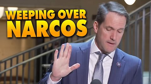 Bro literally ON THE VERGE OF TEARS over drug traffickers...