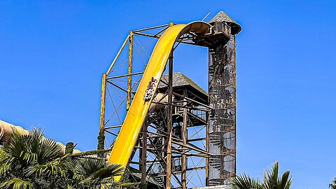 🤯 European HIGHEST WaterSlide - 42m Captain SpaceMaker at Caribe Bay