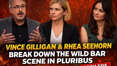 Vince Gilligan & Rhea Seehorn Break Down the Wild Bar Scene in Pluribus (SPOILERS)