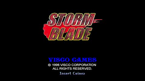 Storm Blade Arcade Game, Visco 1996, Longplay