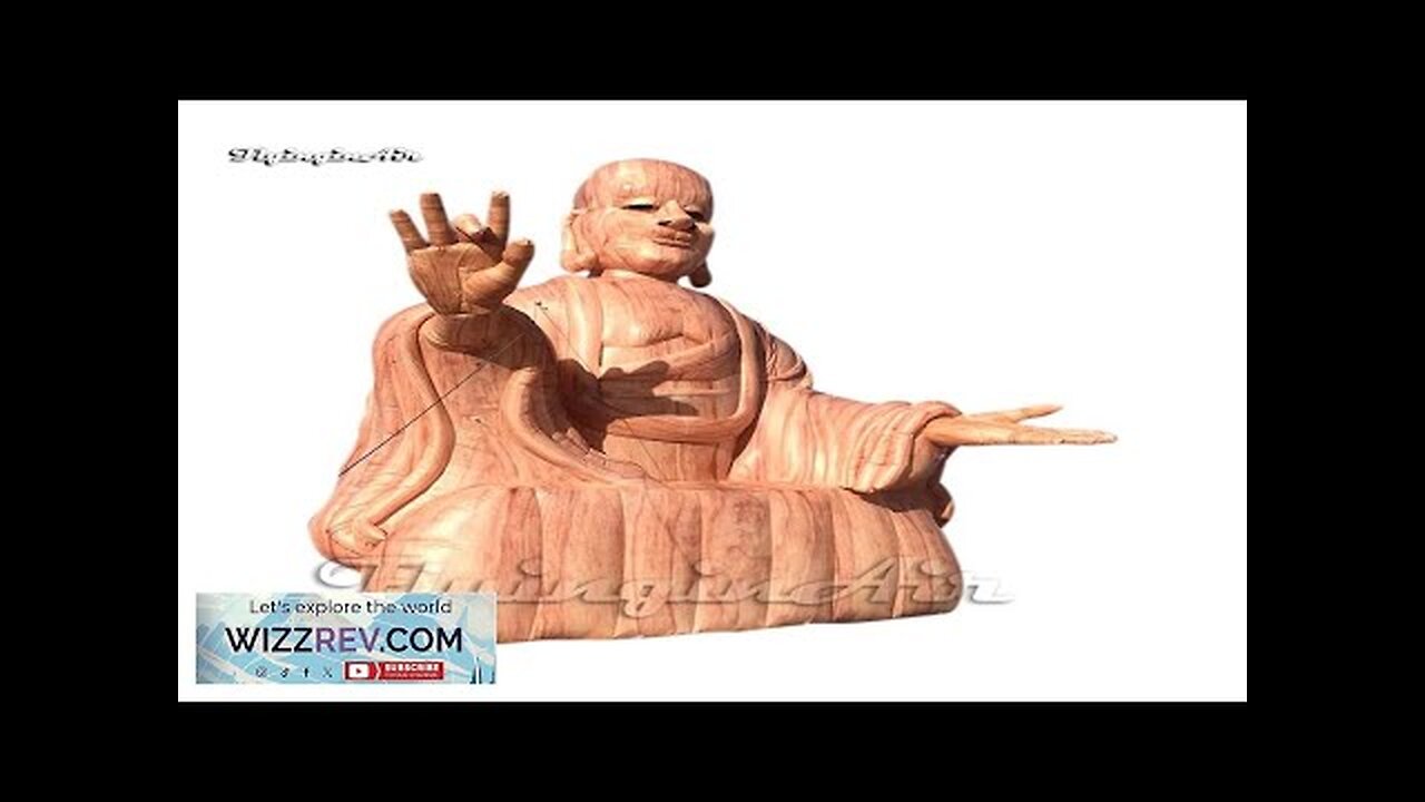 5m Customized Outdoor Inflatable Buddha Statue Figure Sculpture Replica Stage Background Review