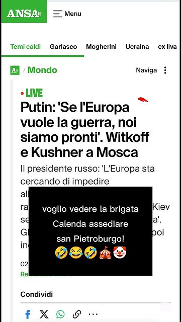 la notizia del giorno