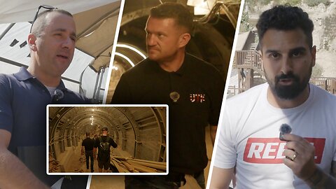 Tommy Robinson tours Jerusalem's historic City of David