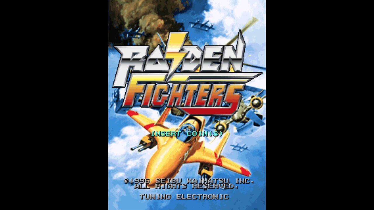 Raiden Fighters Arcade Game, Seibu Kaihatsu 1996, Longplay