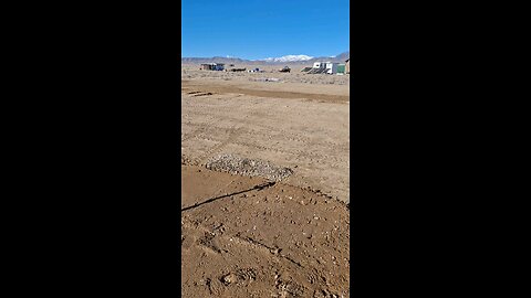 Compacted the soil for new garden