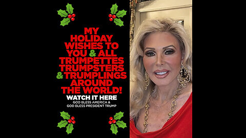 Heartfelt holiday wishes to you & yours. AMERICA: May the year ahead be MERRY & BRIGHT!