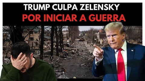 "ZELENSKY É O CULPADO POR INICIAR A GUERRA CONTRA A RÚSSIA!" - Trump e Zelensky trocam acusações.