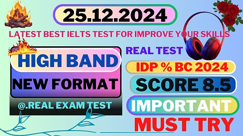 Achieve Band 9: ELTS Listening Practice Test for 2024 with Answers [Actual IDP & BC Test] 26-12-2024
