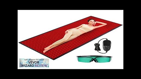 VEVOR Red Light Therapy Mat for Full Body 1280PCS 3-Chip LED Light Review