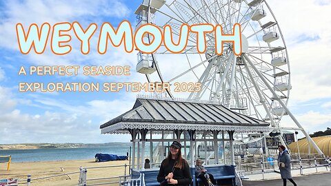 A Perfect Day in Weymouth 🇬🇧 🌊 | Exploring Harbour, Nothe Gardens & the British Seaside in September