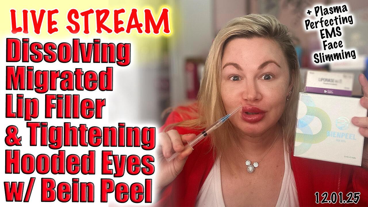 Live Dissolving Migrated Lip FIller and Tighten Hooded EYes! AceCosm and code Jessica10 Saves