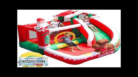 Christmas Bounce House with SlideInflatable Santa Bouncy House for Kids Ages 3-8 Review