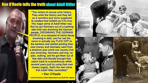 Truth about Adolf Hitler. He saved Germany from bankers debt slavery usury money slaves