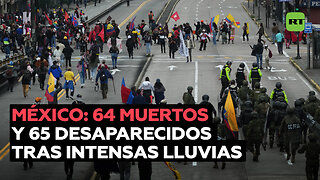 Ascienden a 64 los muertos por intensas lluvias en México