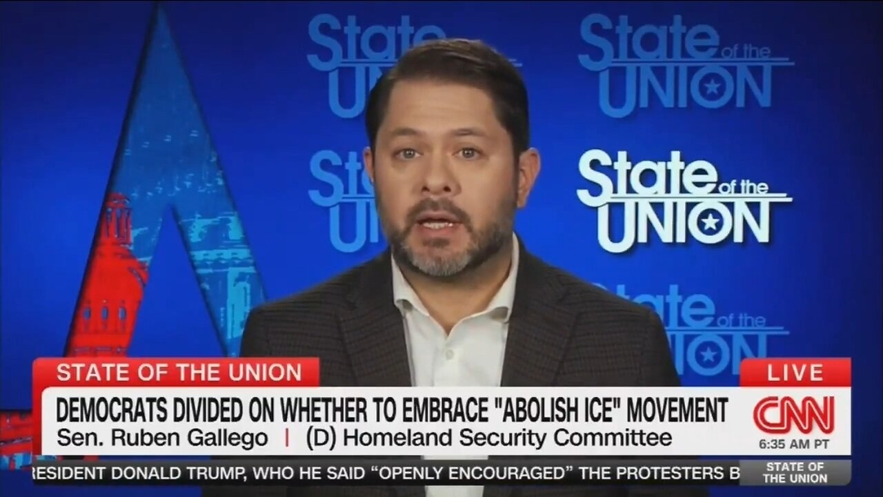 Sen Ruben Gallego Calls For ICE To Be Torn Down