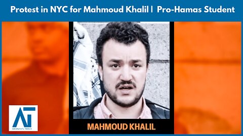 Live: Protest at Federal Plaza NYC for Mahmoud Khalil | Pro-Hamas Student from Columbia University