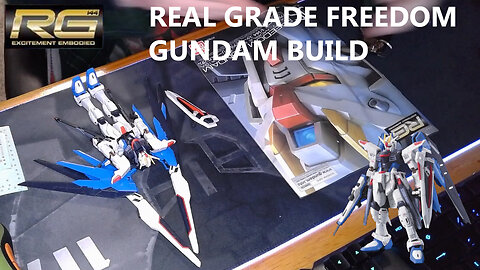 The Pain Of Stickers! Real Grade Freedom Gundam | Gundam Building