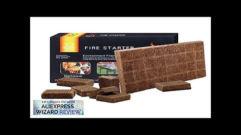 Fire Starter Squares Fire Starter Pack for Chimney Grill Pit Fireplace Review